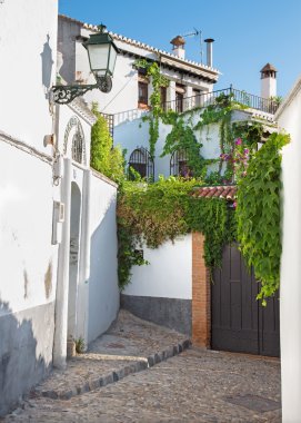 Granada - Little aisle in Albazyin district.