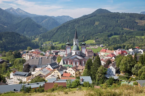Mariazell - Basiliek van de Geboorte van de Maagd Maria - Heiligdom uit Oost-Oostenrijk — Stockfoto