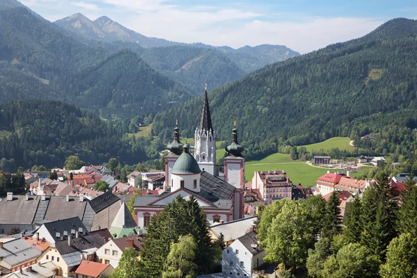 Mariazell - Basilica of the Birth of the Virgin Mary - holy shrine from east Austria. — Stock Photo, Image