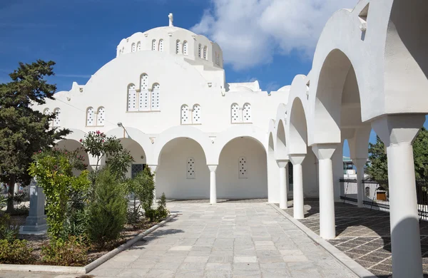 サントリーニ島-フィラの正教会大聖堂 — ストック写真
