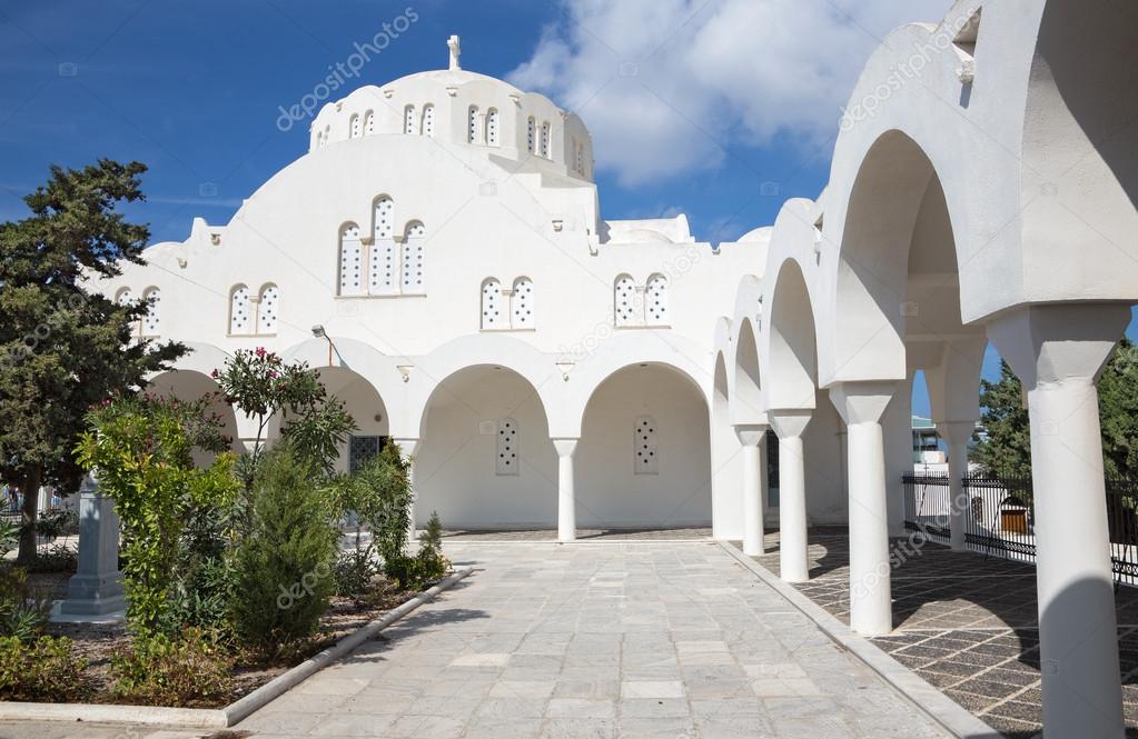 Santorini - The Orthodox Metropolitan Cathedral in Fira
