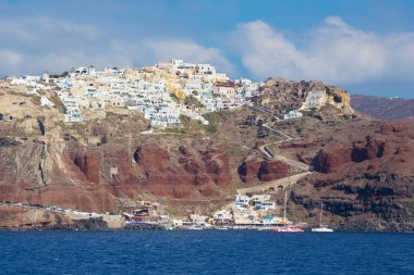 Santorini - Kalera uçurumlarındaki Oia (Ia).
