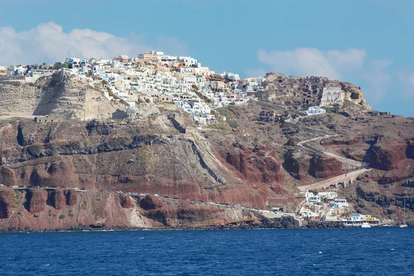 Σαντορίνη - Η Οία (Ια) στους βράχους της Καλέρας. — Φωτογραφία Αρχείου