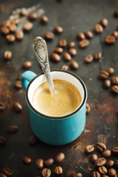 Espresso. Kopje koffie — Stockfoto