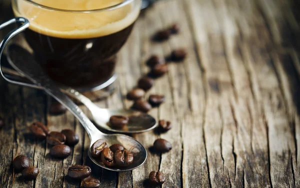 Espresso. Kopje koffie — Stockfoto