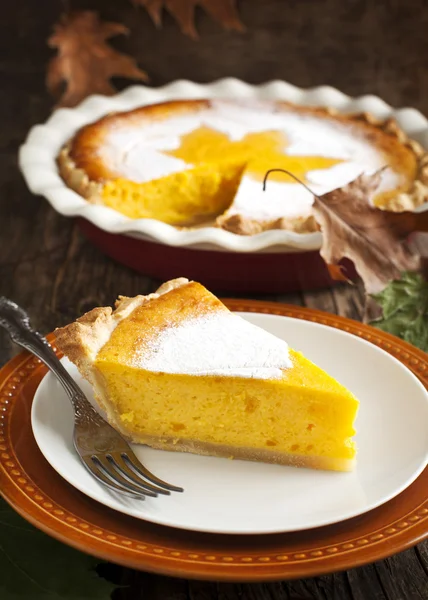 Torta de abóbora — Fotografia de Stock