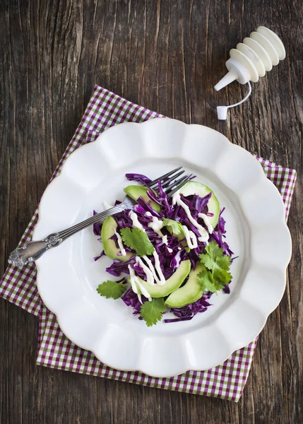 Creamy slaw. Cabbage salad — Stock Photo, Image