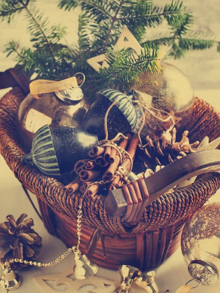Decorazione natalizia vintage . — Foto Stock