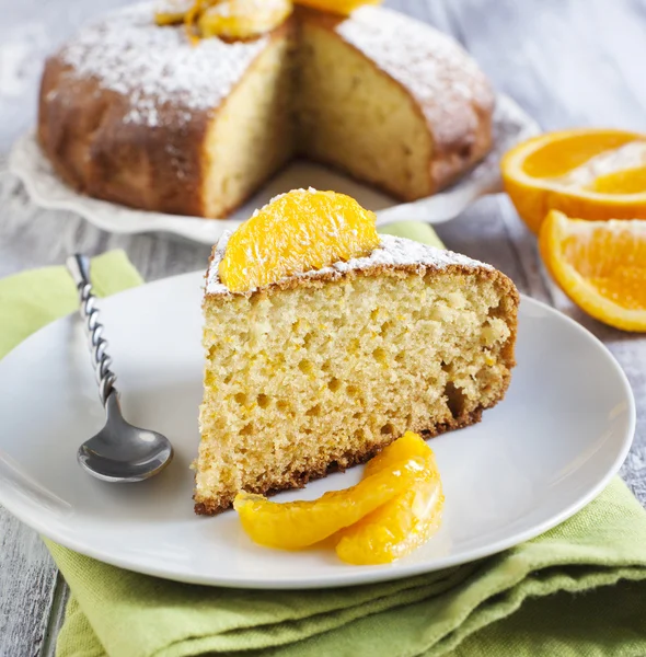 Tort pomarańczowy jogurt — Zdjęcie stockowe