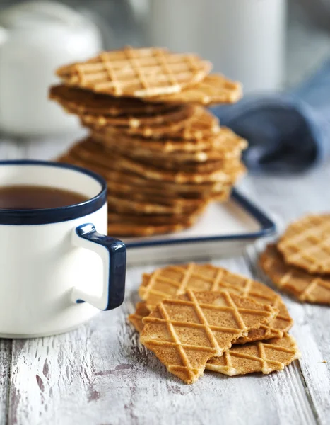 Smör våfflor — Stockfoto