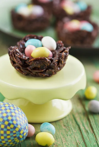 Chocolate nest — Stock Photo, Image