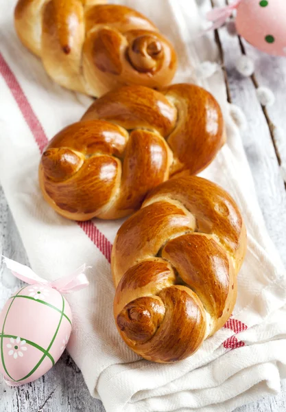 Gevlochten broodjes — Stockfoto