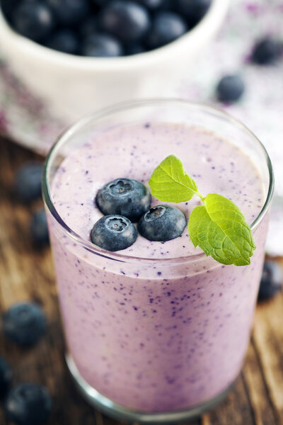 Blueberry smoothie