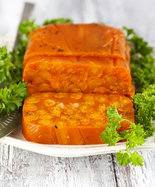 Carrot terrine — Stock Photo, Image