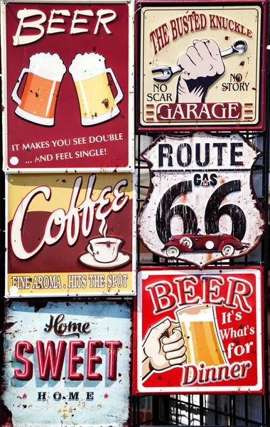 Letreros vintage Imagen de stock