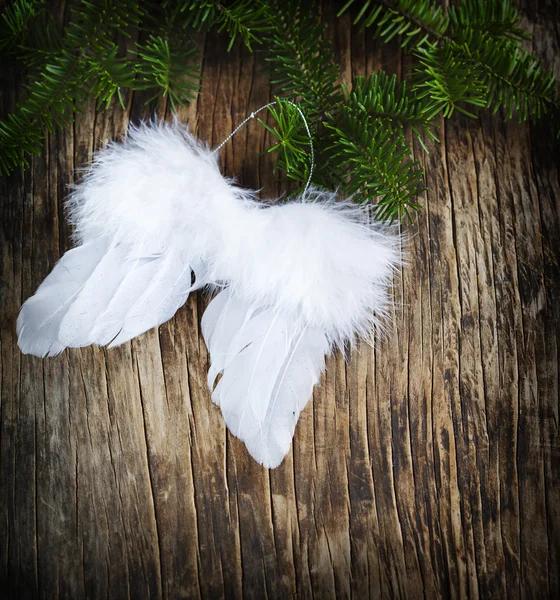 Christmas ornament Angel wings — Stock Photo, Image