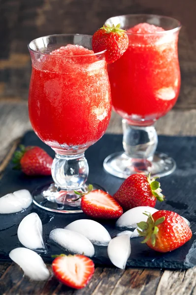 Glas Erdbeer-Daiquiri — Stockfoto