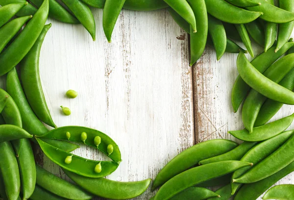 Fresh green peas — Stock Photo, Image