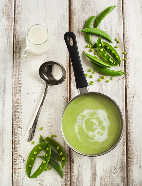 Erbsensuppe — Stockfoto