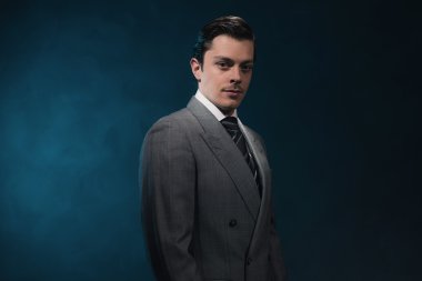 Retro 1940'larda iş adamı