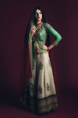 Vintage Bollywood moda kadın
