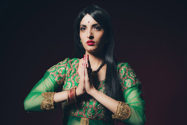 Traditional Bollywood fashion woman