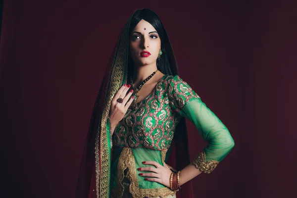 Vintage Bollywood moda donna — Foto Stock