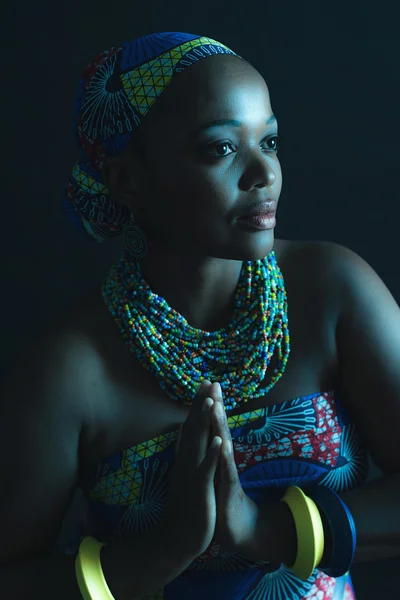 Sudáfrica xhosa mujer — Foto de Stock