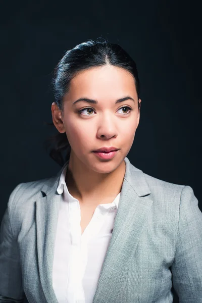 Portrait of mixed race woman — Stock Photo, Image