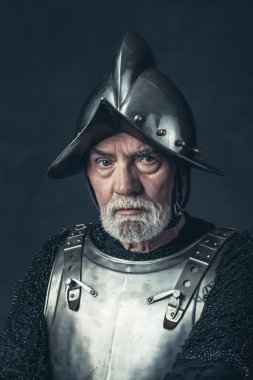 Gri sakallı üst düzey knight  