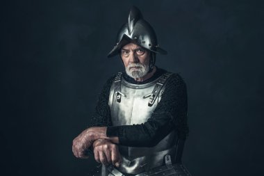 Üst düzey şövalye zırh 