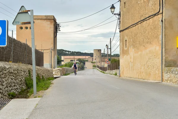 road through small old village