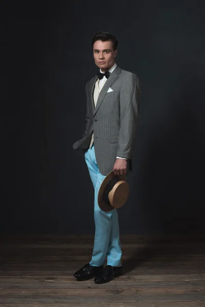 20 世纪 20 年代复古时尚男人 — 图库照片