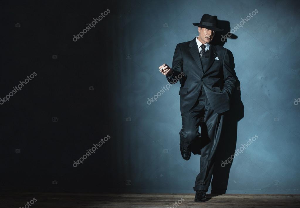 Retro 1940 Film Noir Gangster Stock Photo By C Ysbrand 121484584