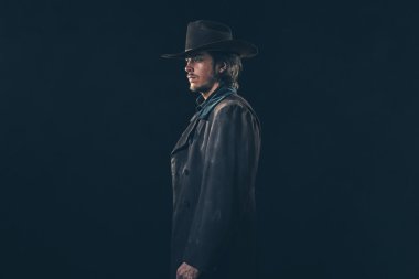 Vintage yakışıklı kovboy