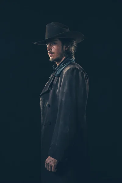 Vintage handsome cowboy — Stock Photo, Image