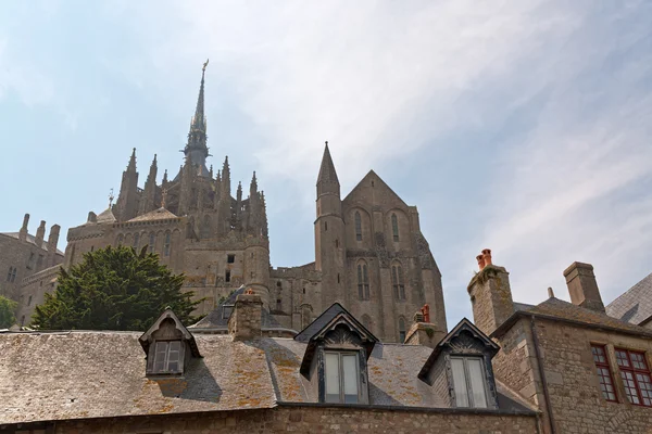 Monastery and abbey on Mont St Michel — Stock Photo, Image