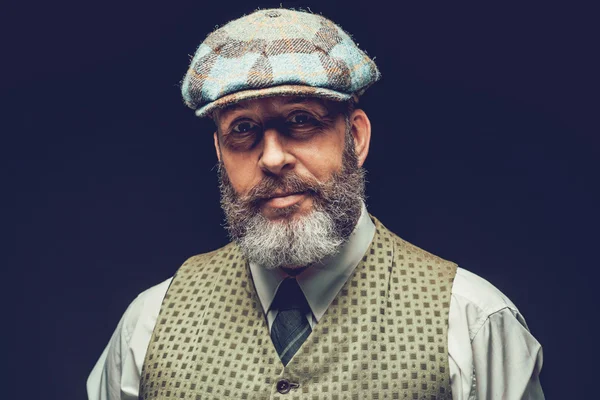 Orta yaş keçi sakallı adam kapatın — Stok fotoğraf