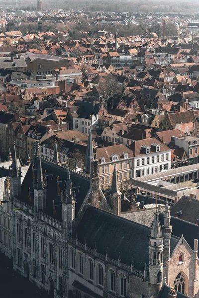 Bruges Şehir genel bakış — Stok fotoğraf