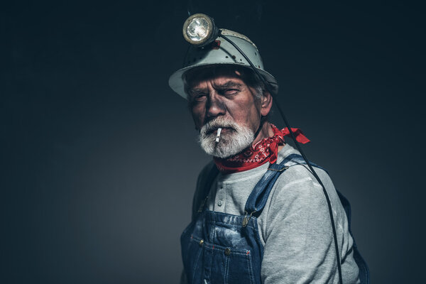 Male Mining Worker