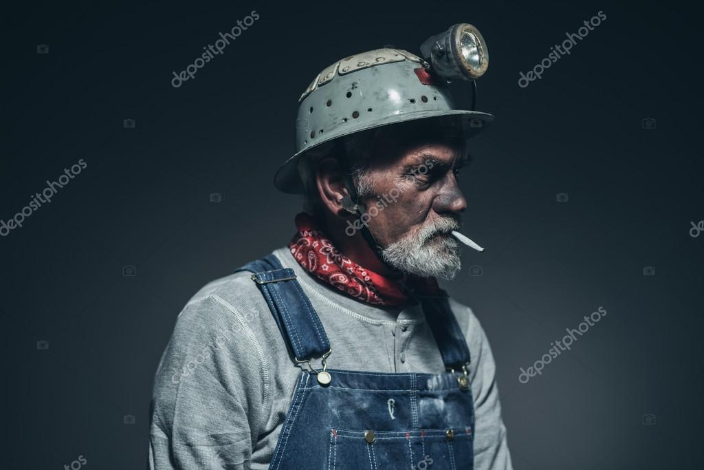 Elderly Gold Miner — Stock Photo © ysbrand #73639527
