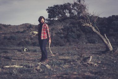 yakacak odun toplama backpacker