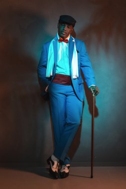 Afro-Amerikan retro adam