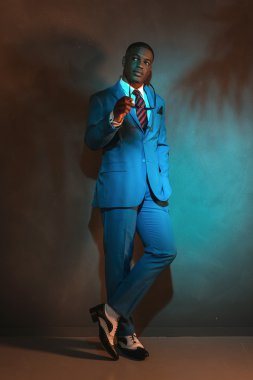 Afro-Amerikan retro adam