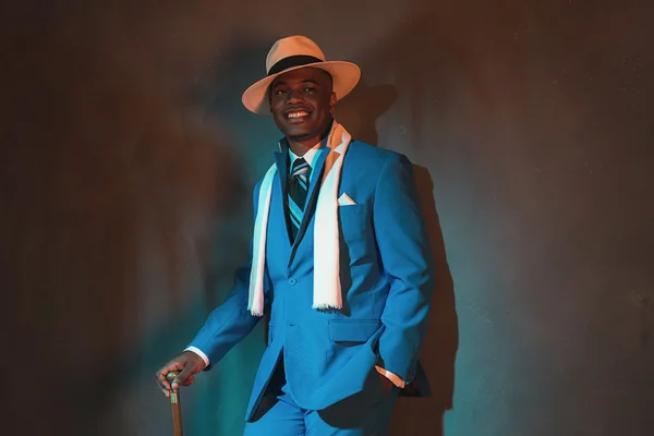 African american dandy man — Stockfoto