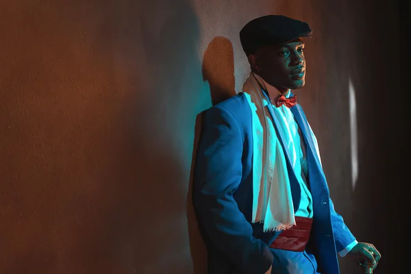 Homme rétro afro-américain — Photo