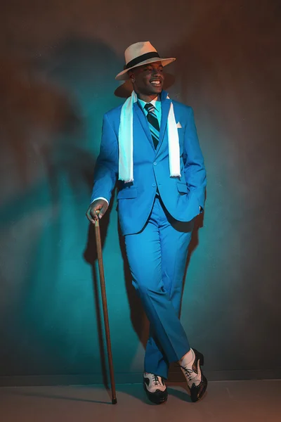 African american dandy man — Stockfoto