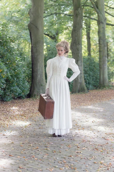 Vintage victorian woman — Stock Photo, Image