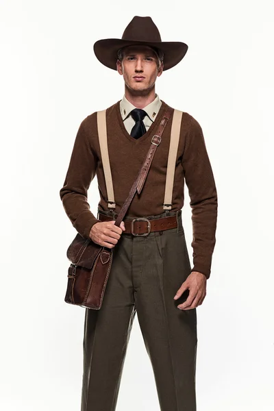 Ranger uniforme mode man — Stockfoto