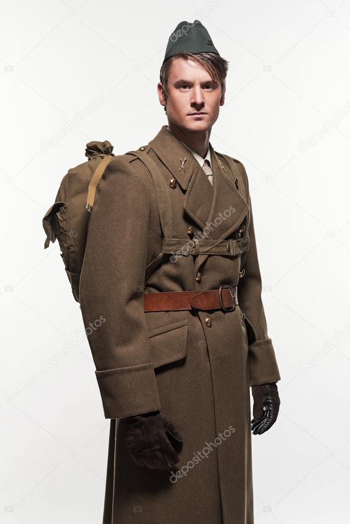 Paratrooper military uniform fashion man